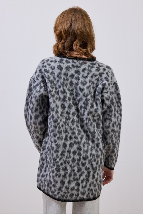 LEOPAR HIRKA GRİ