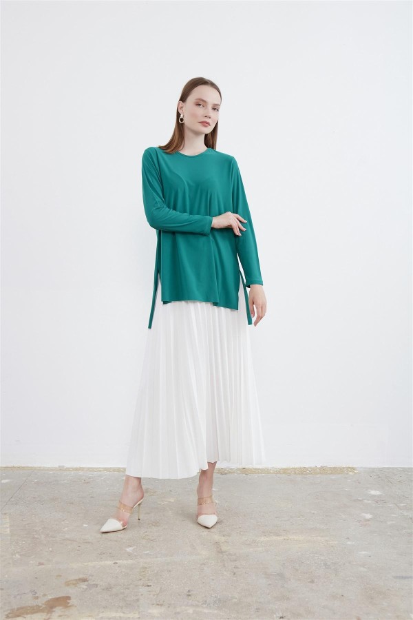 Basic Tunik Benetton Yeşili