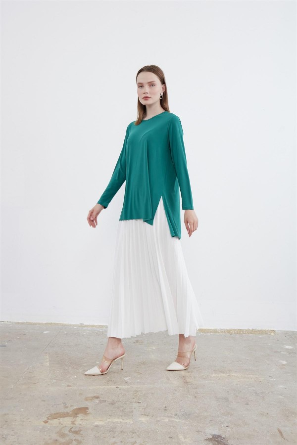 Basic Tunik Benetton Yeşili