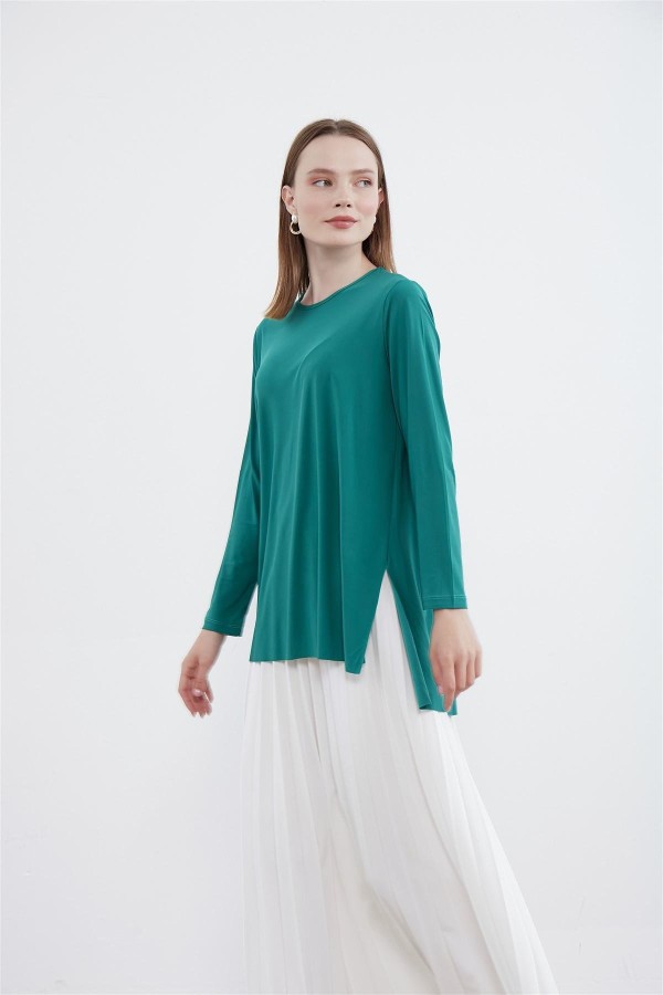 Basic Tunik Benetton Yeşili