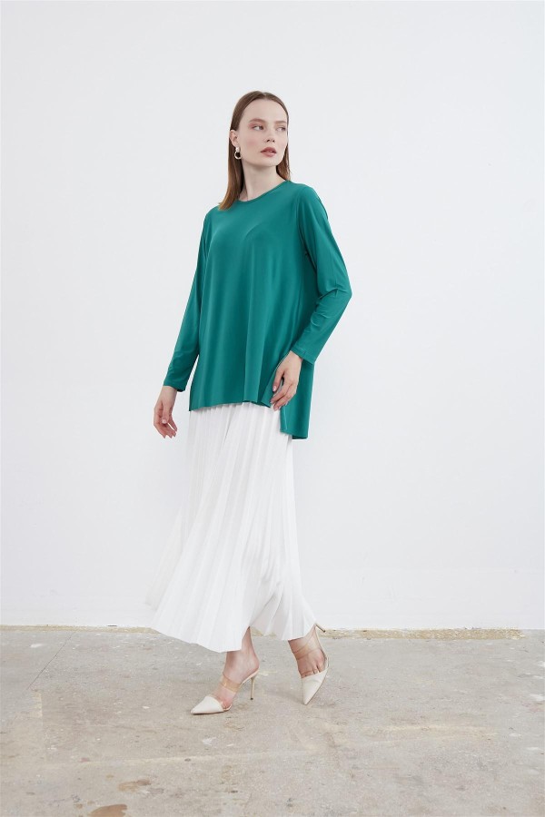 Basic Tunik Benetton Yeşili