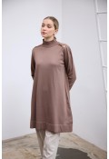 Candy Merserize Tunik Mocha