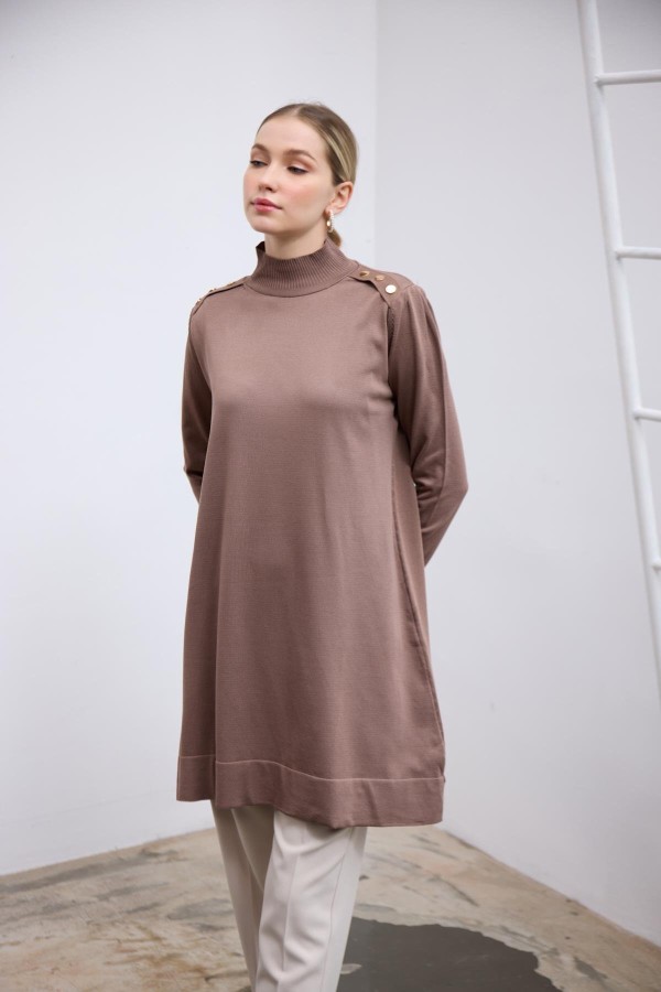 Candy Merserize Tunik Mocha