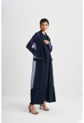 Organze Abaya Lacivert Series