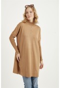 Roza Merserize Tunik-CAMEL