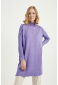 Roza Merserize Tunik-LİLA